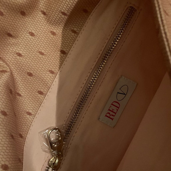 Lace fabric clutch Rose & Rose Beige RedValentino - Picture 4 of 10